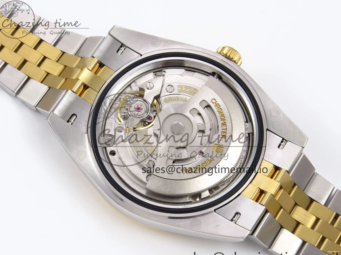 SS Best 41 Bracelet EWEF Stick DateJust Dial Jubilee A3235 White on Edition 126333 YG 0305